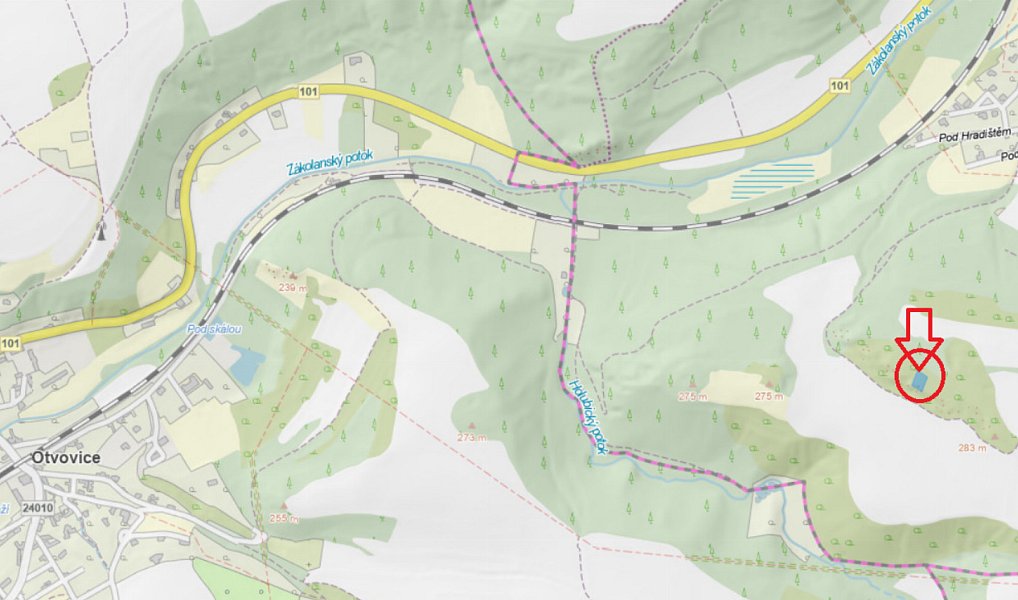 Prodej pozemku 719 m², Holubice – náhled fotky 4