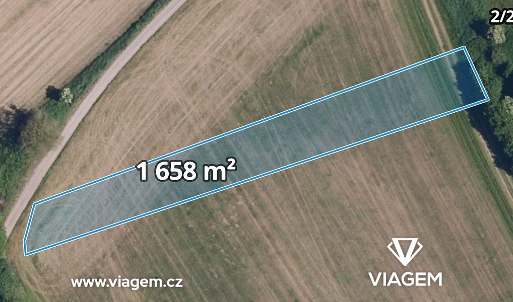 Prodej pole 969 m², Diváky – náhled fotky 5