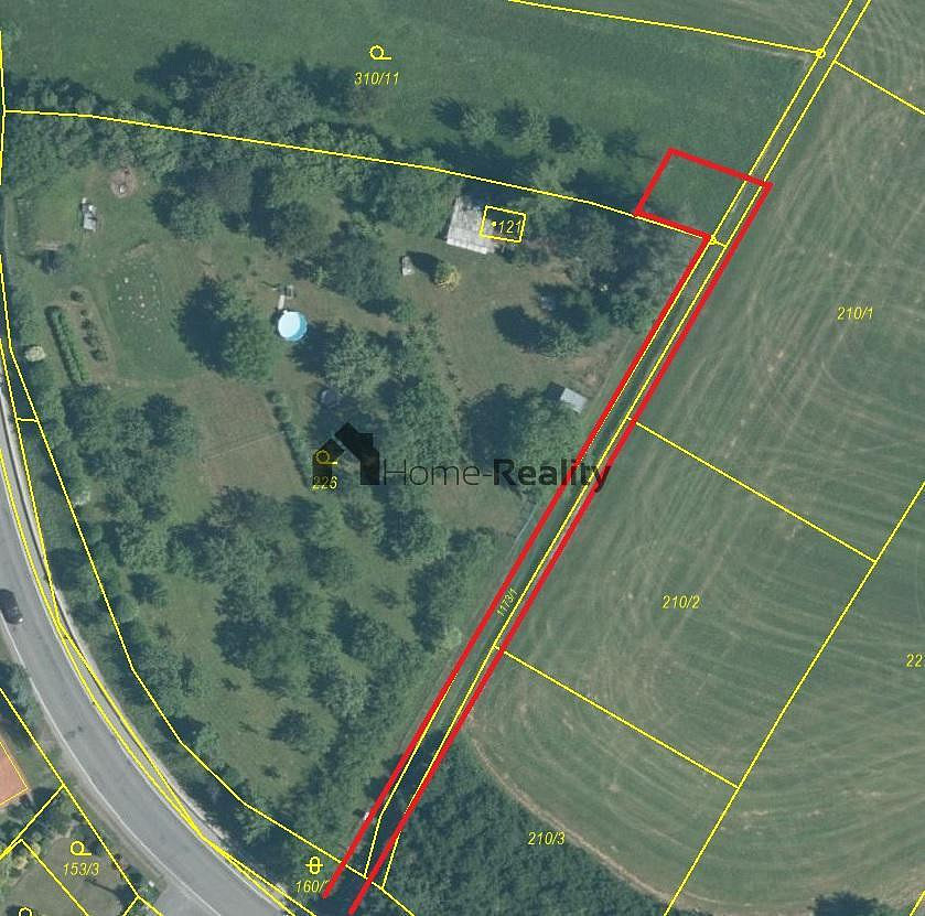Prodej stavebního pozemku 1 218 m² – pohled 5