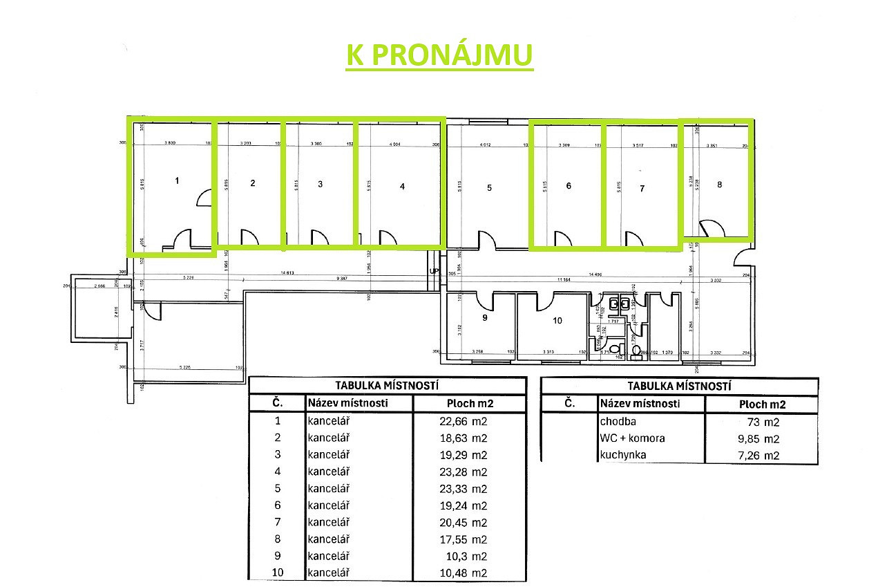 Pronájem kanceláře 141 m² — photo 2