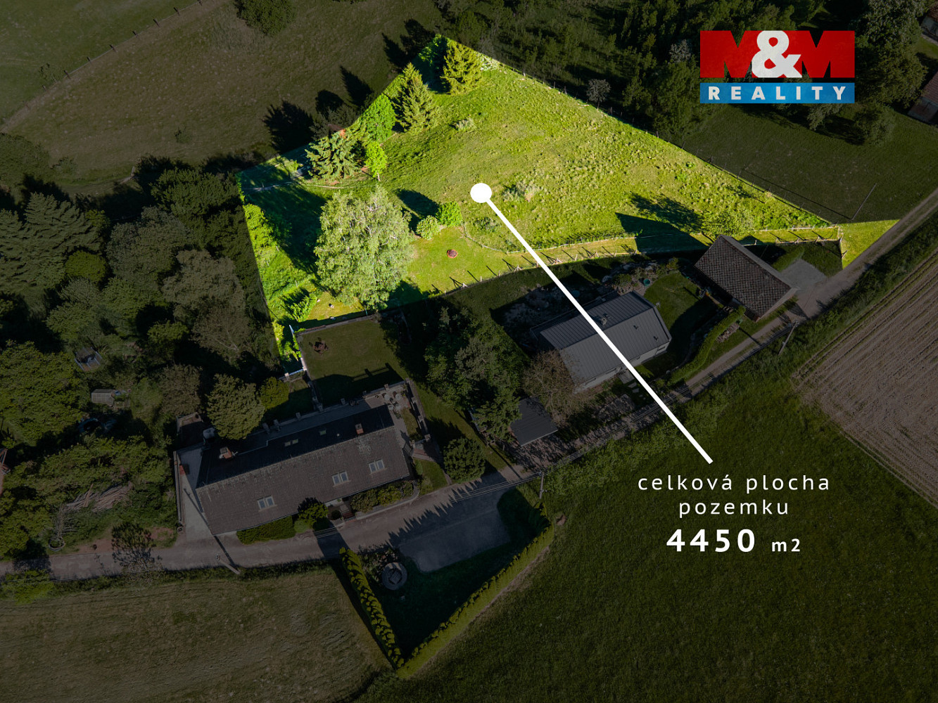 Prodej stavebního pozemku 4 450 m² — photo 3