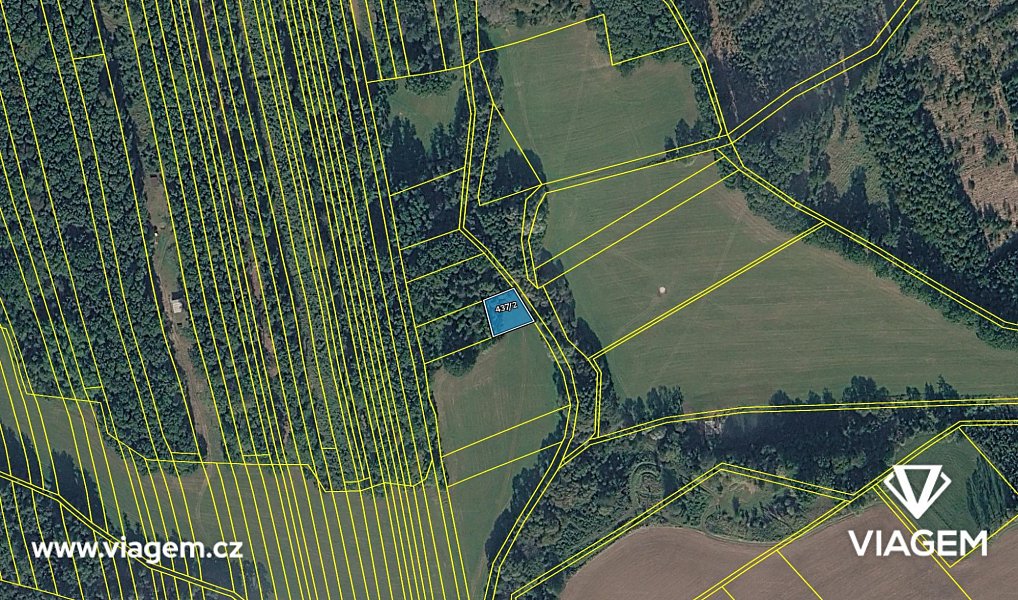 Prodej pole 585 m², Roštění – náhled fotky 4