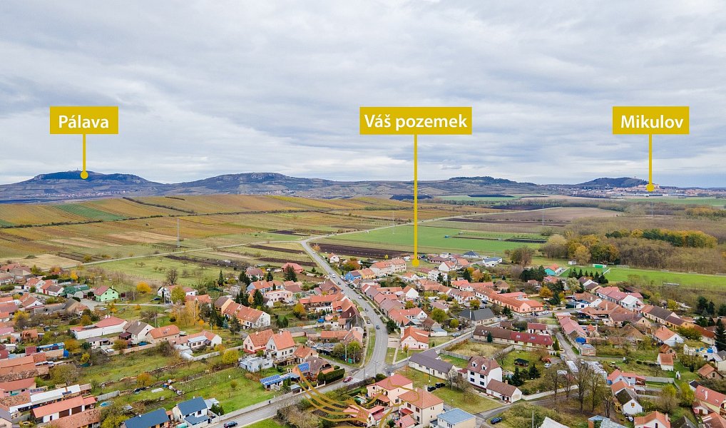 Prodej stavebního pozemku 1 804 m², Březí – náhled fotky 2