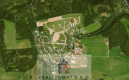 Prodej stavebního pozemku 1 192 m², Trnová, okres Praha-západ