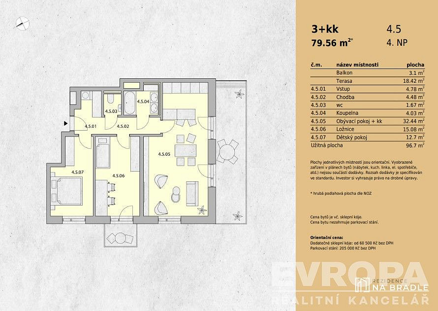 Prodej bytu 3+kk 96 m² – fotografie 2
