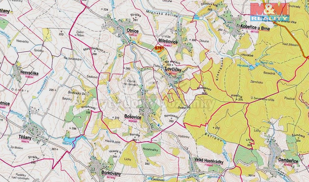 Prodej pole 1 954 m², Lovčičky – náhled fotky 3