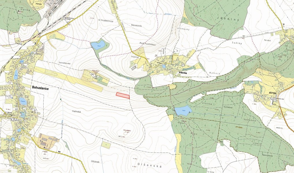 Prodej pole 11 368 m², Bohuslavice – náhled fotky 3