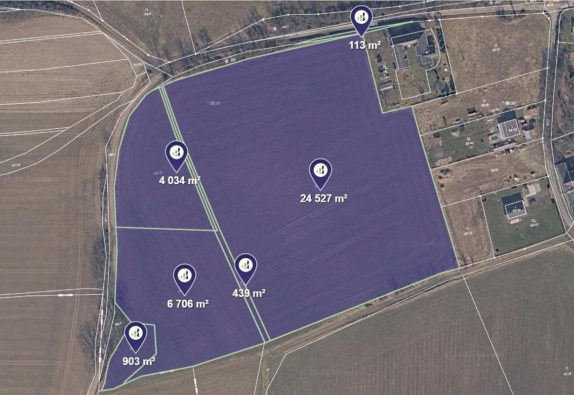Prodej pole 36 722 m²