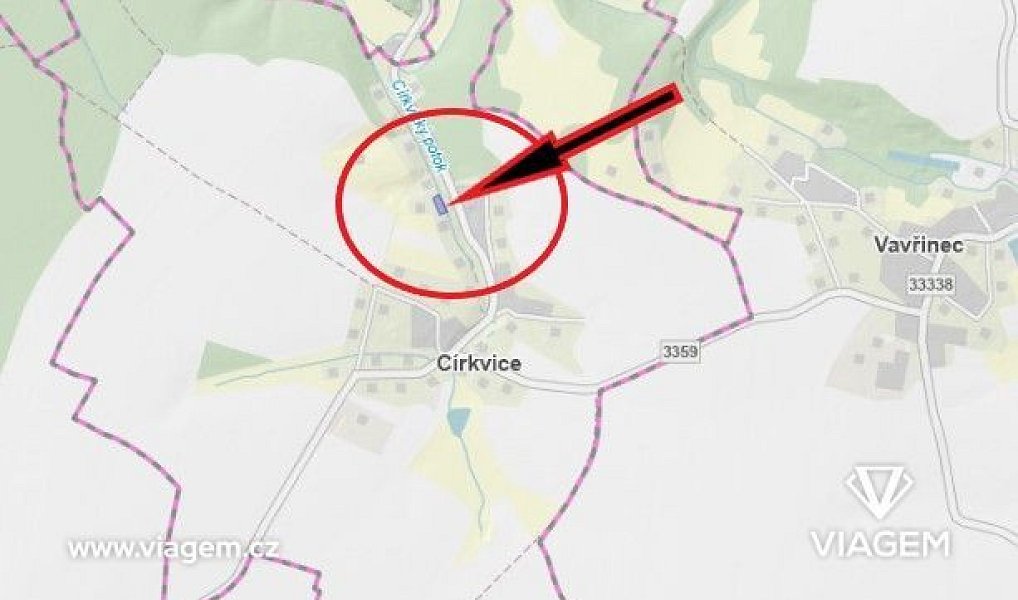 Prodej zahrady 970 m², Církvice – náhled fotky 2
