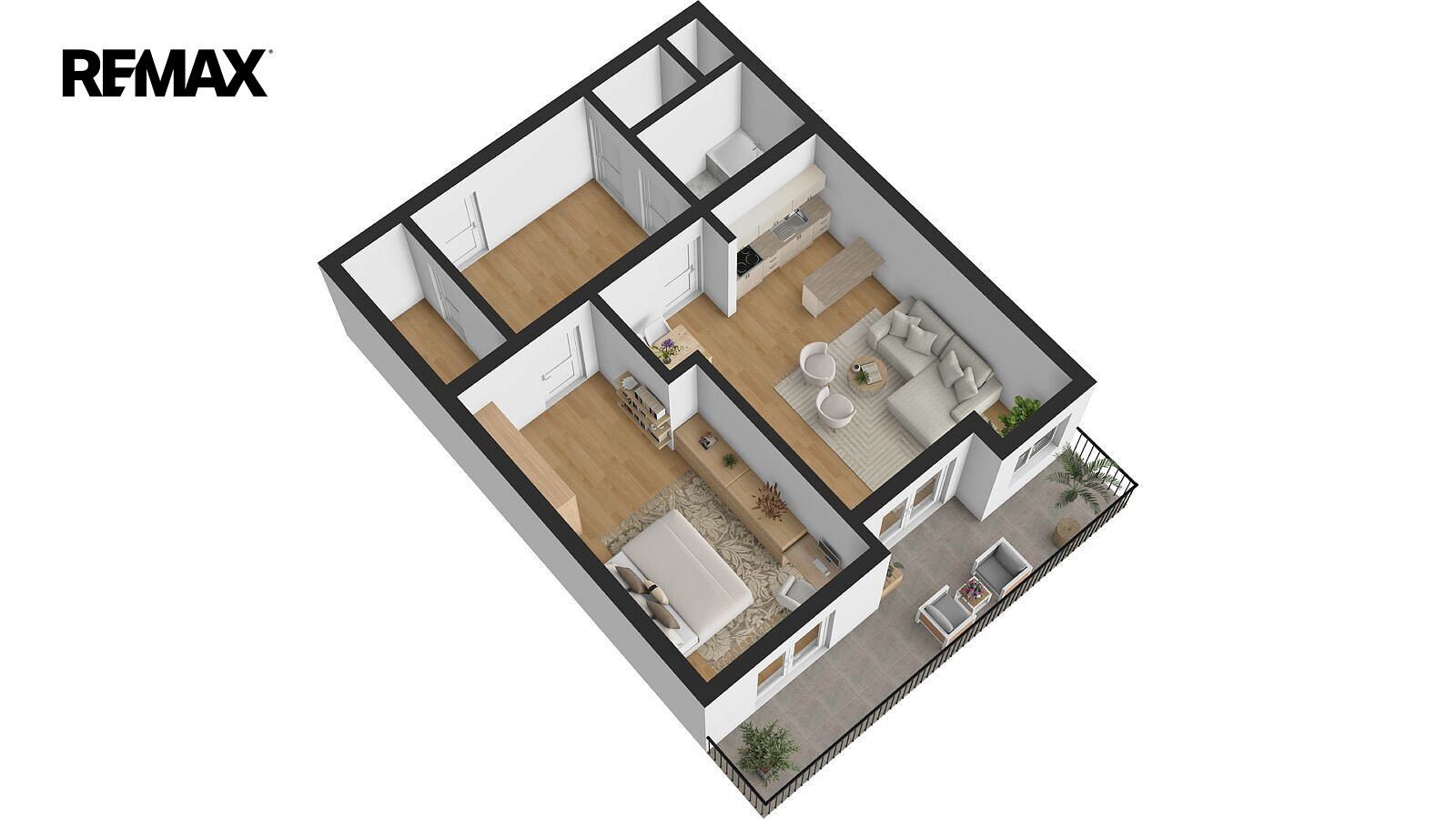 Pronájem bytu 2+kk 70 m² – fotografie 2