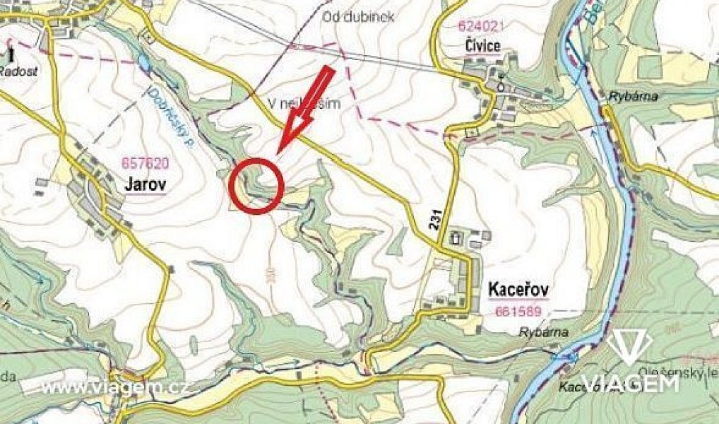 Prodej lesa 306 m², Kaceřov – náhled fotky 3