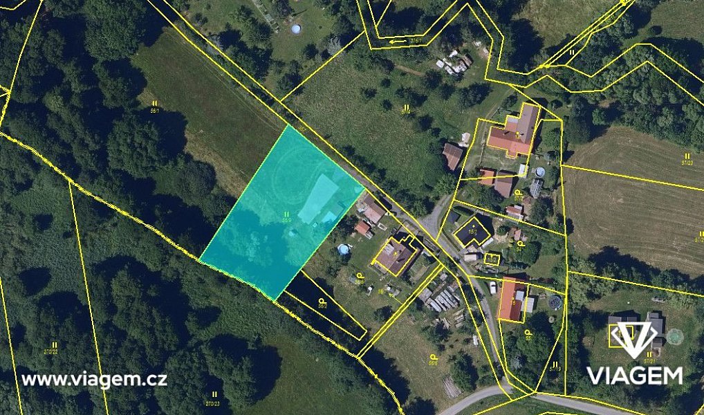 Prodej stavebního pozemku 642 m², Podmoklany – náhled fotky 2
