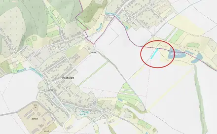 Prodej pole 1 795 m², Prakšice, okres Uherské Hradiště