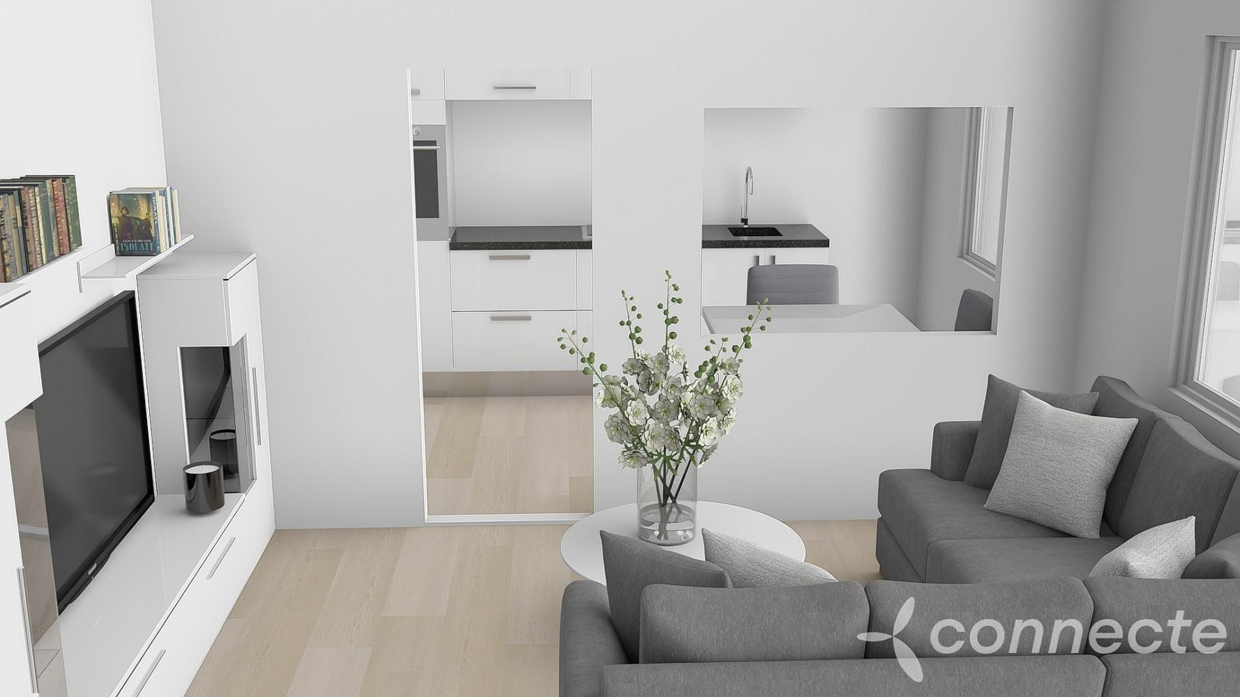 Pronájem bytu 3+kk 40 m² – fotografie 4