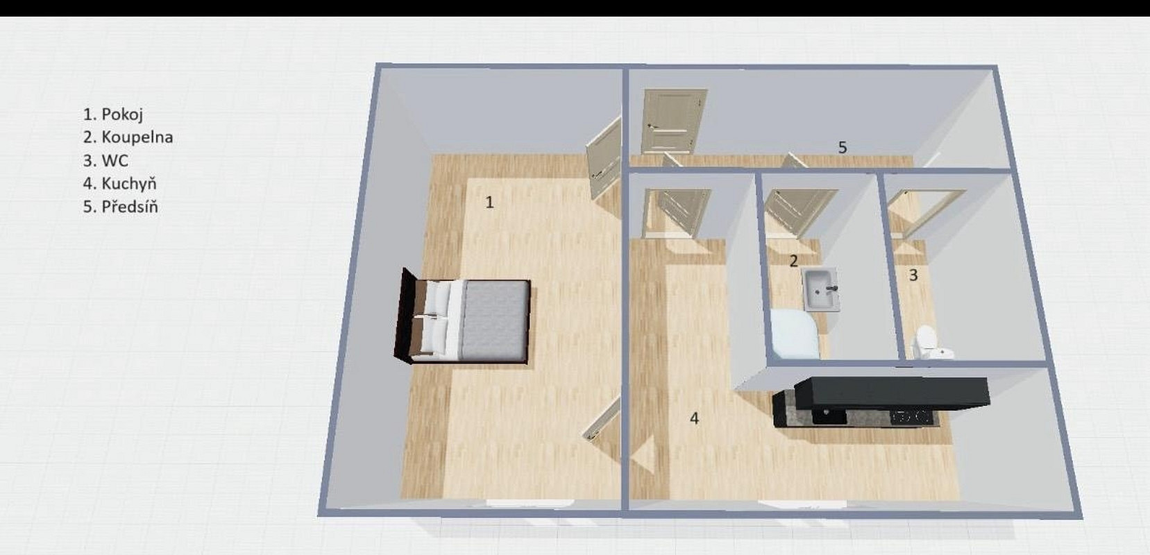 Pronájem bytu 1+1 37 m² — photo 4