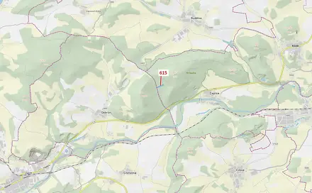 Dražba lesa 4 478 m², Budětice