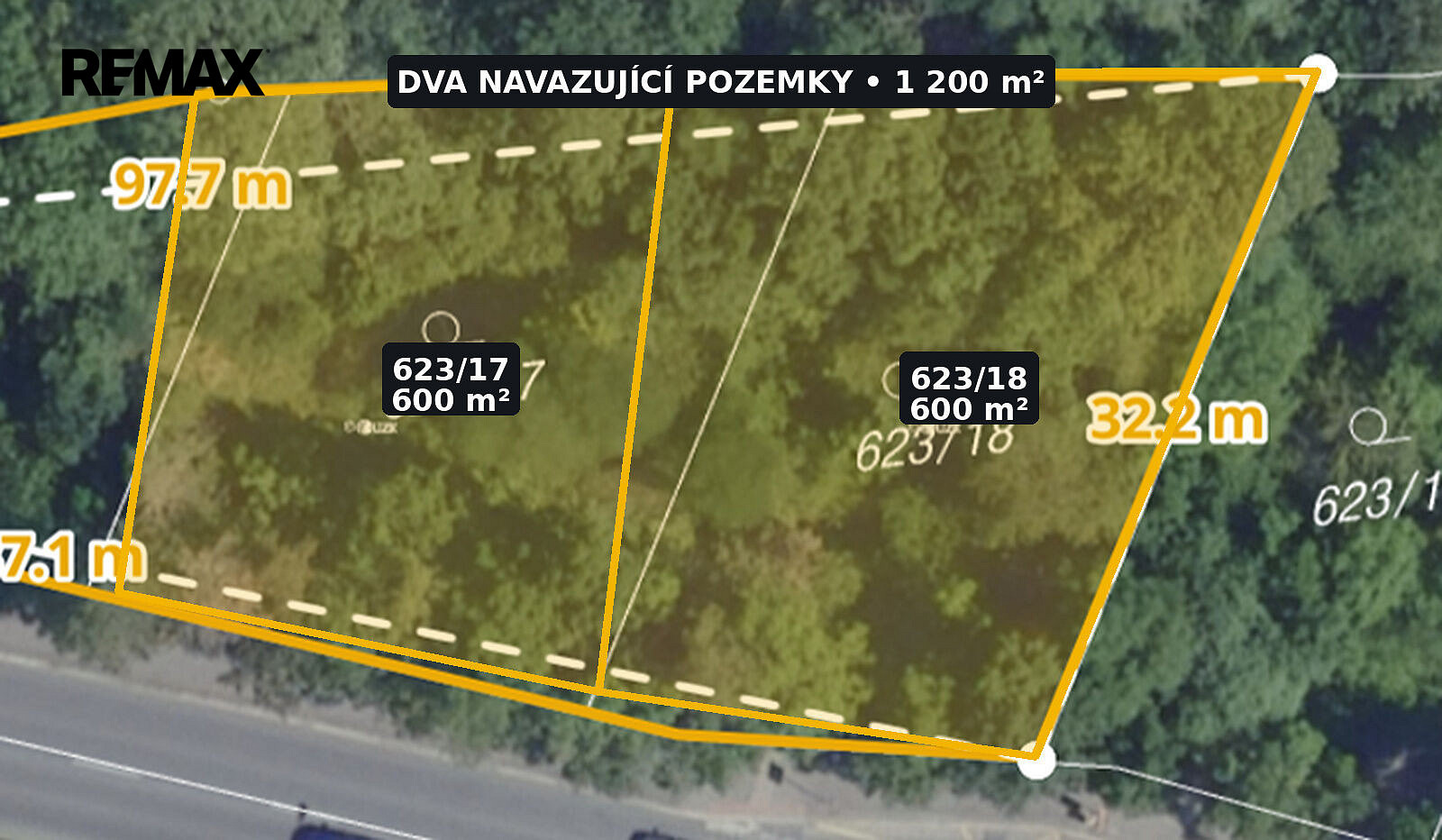 Prodej zahrady 1 200 m²