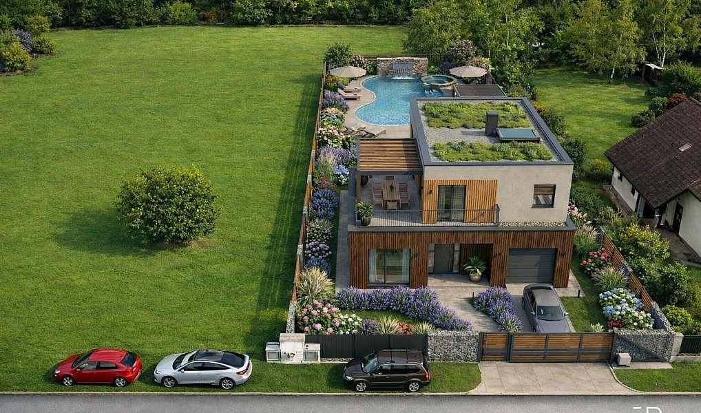Prodej stavebního pozemku 1 200 m², Svárov – náhled fotky 3