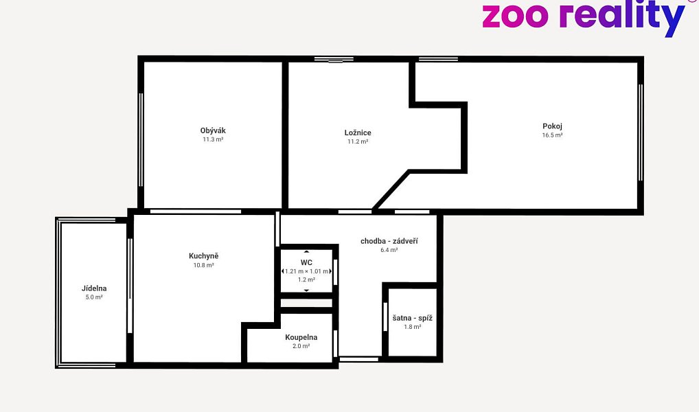 Prodej bytu 3+1 73 m², České Budějovice – náhled fotky 26