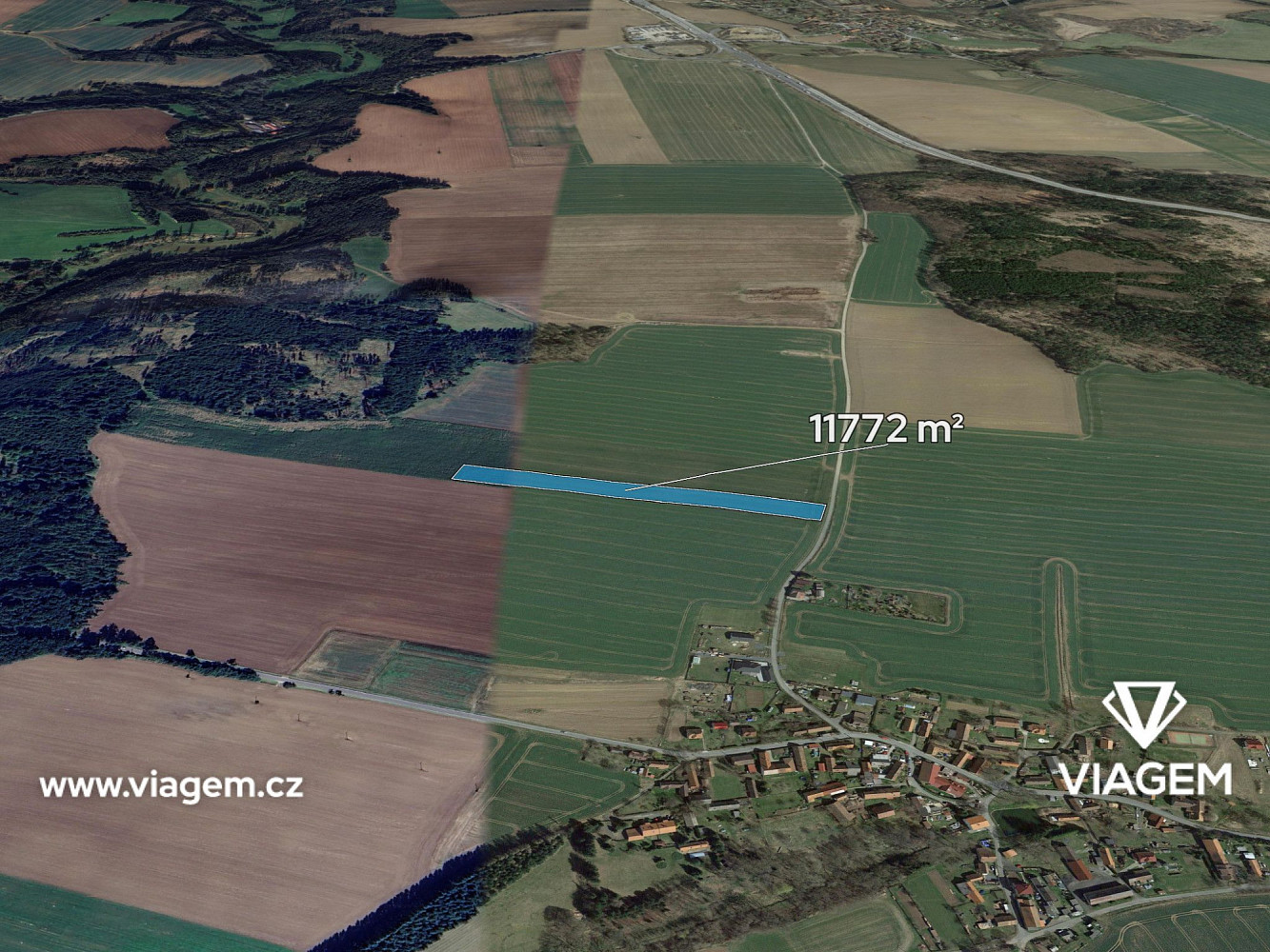 Prodej pole 1 962 m²