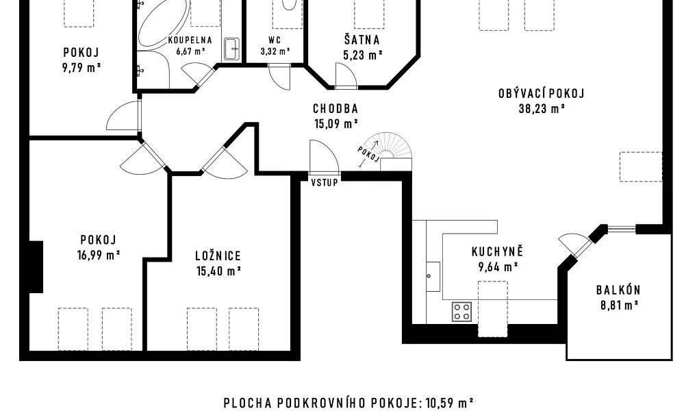 Prodej ubytovacího objektu 140 m², Ostrava – náhled fotky 5