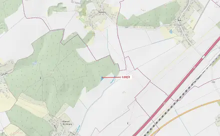 Dražba lesa 1 576 m², Sobíšky