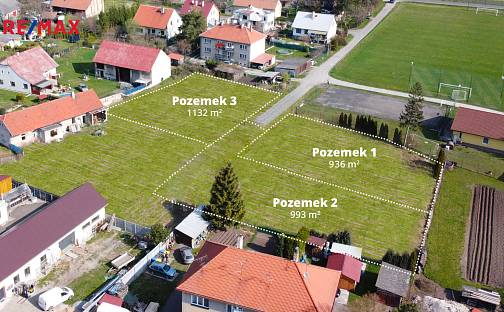 Prodej stavebního pozemku 936 m², Křečkov, okres Nymburk