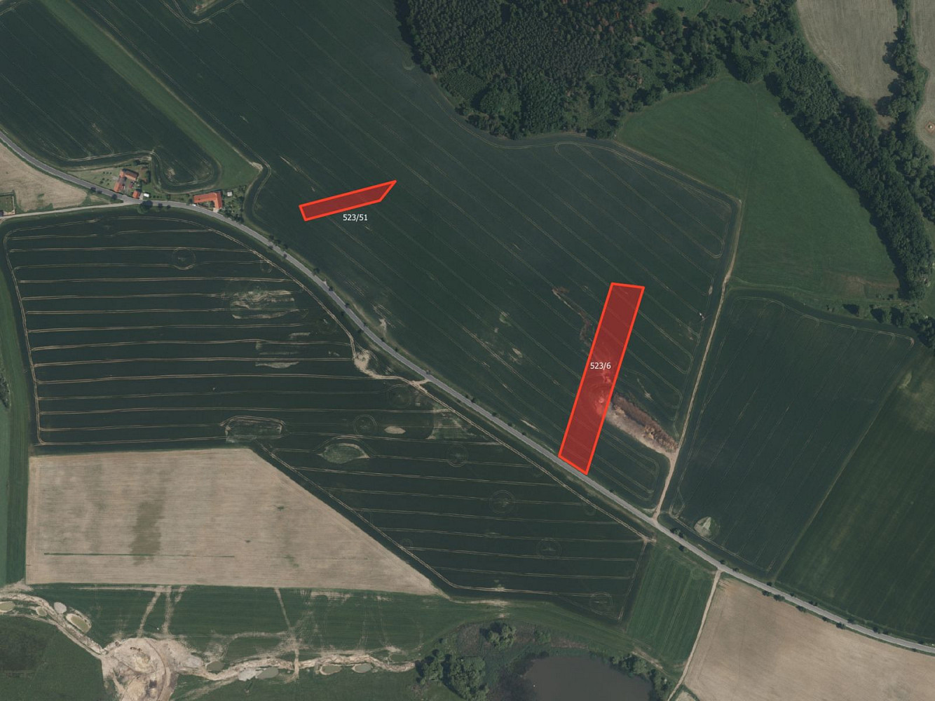 Prodej pole 15 268 m²