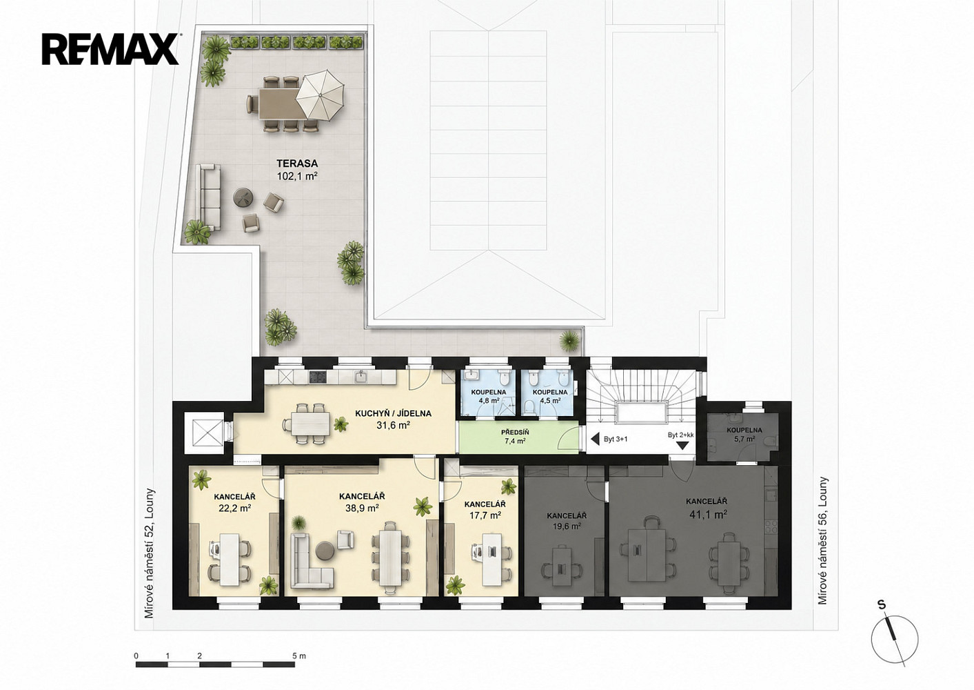 Pronájem kanceláře 127 m² – fotografie 3