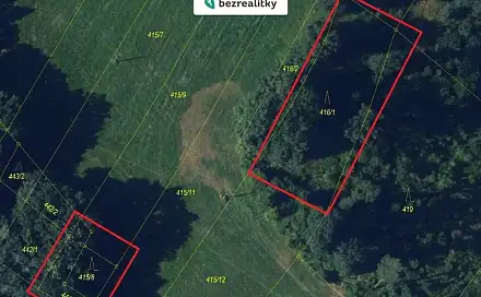 Prodej lesa 5 705 m², Žernovník, okres Blansko