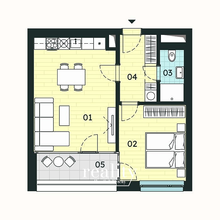 Prodej bytu 2+kk 46 m² – fotografie 5