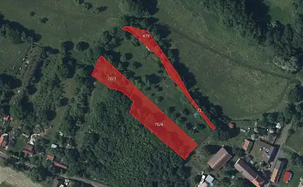 Prodej pole 3 097 m², Třebenice - Medvědice, okres Litoměřice