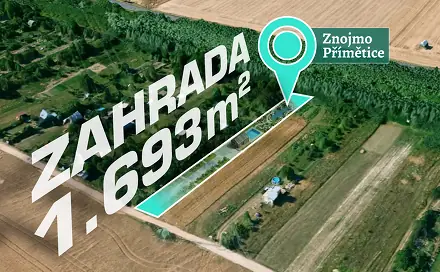 Prodej zahrady 1 693 m², Znojmo - Přímětice