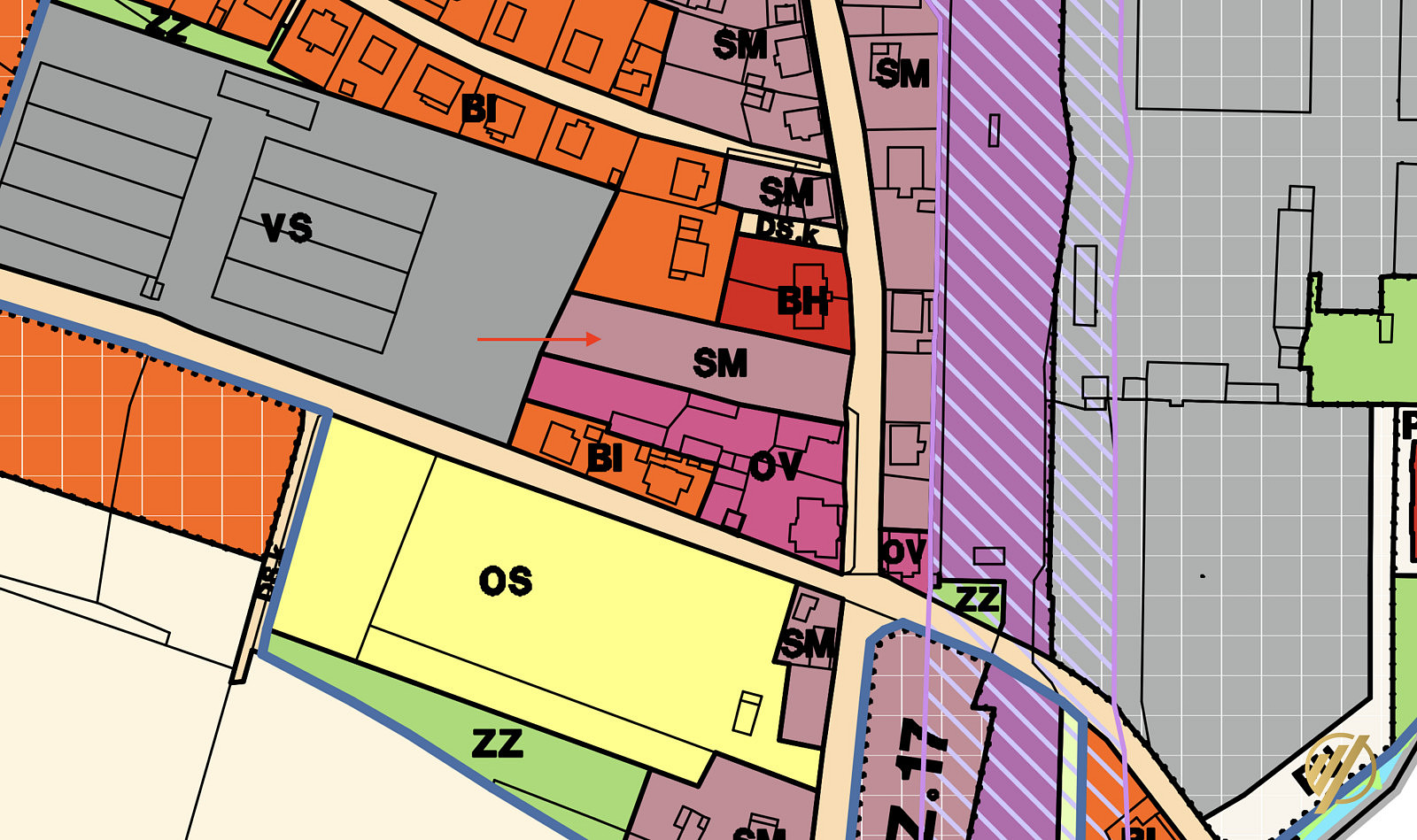 Prodej stavebního pozemku 2 433 m² – fotografie 3