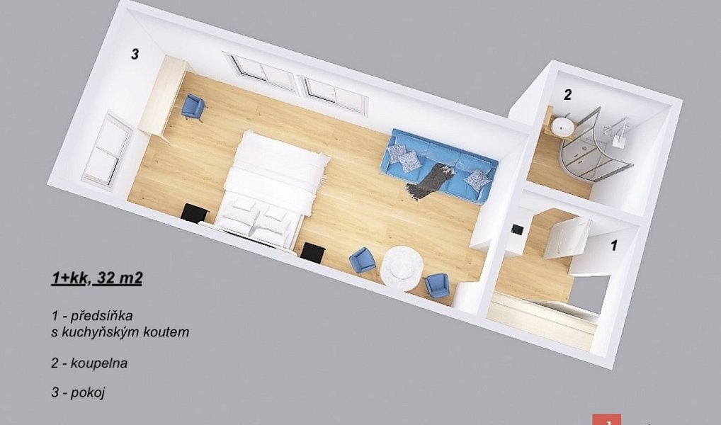 Prodej bytu 1+kk 32 m², Rokytnice nad Jizerou – náhled fotky 9