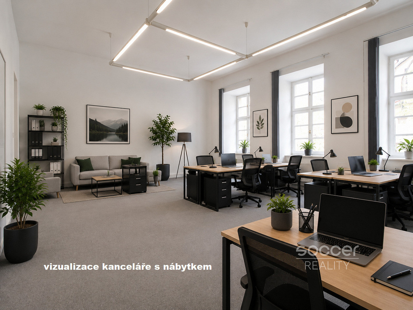 Pronájem kanceláře 68 m²