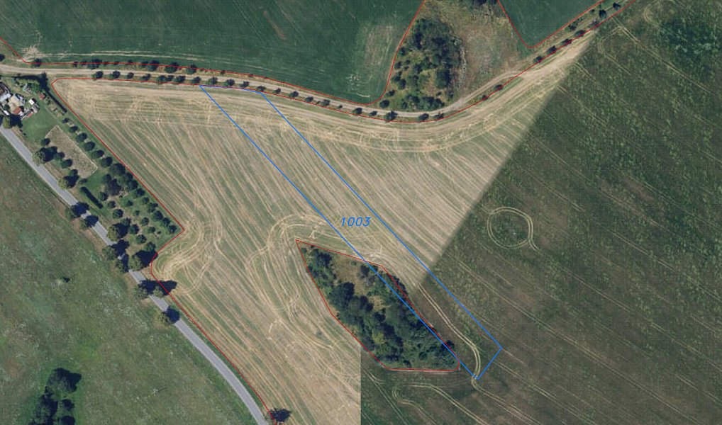 Prodej pole 11 943 m², Lipová – náhled fotky 2