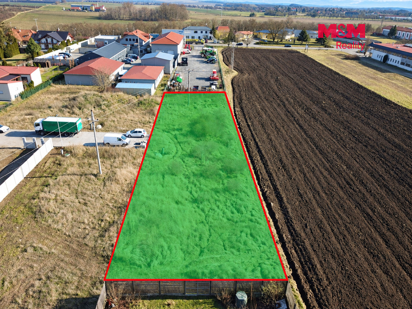 Prodej stavebního pozemku 1 250 m² – fotografie 3
