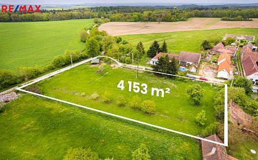 Prodej stavebního pozemku 4 153 m², Sedlice, okres Strakonice