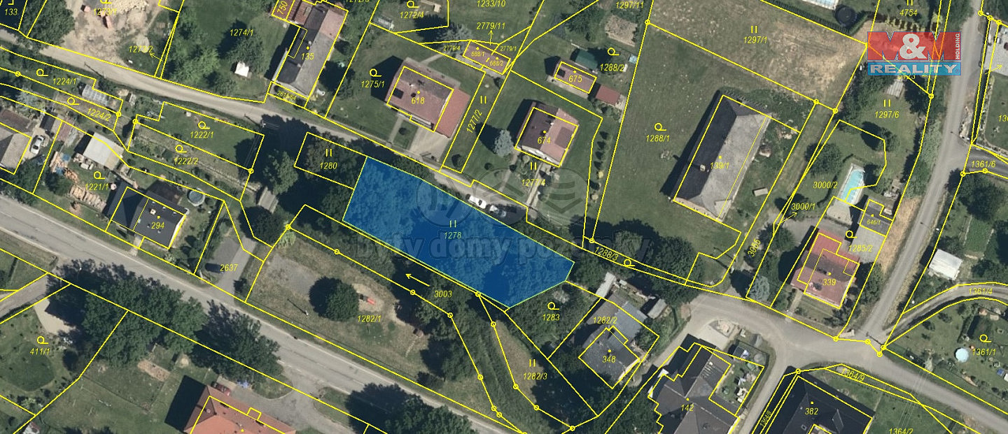 Prodej pozemku 892 m²