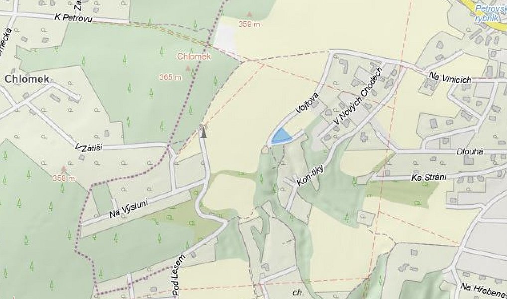 Prodej stavebního pozemku 1 110 m², Petrov – náhled fotky 8