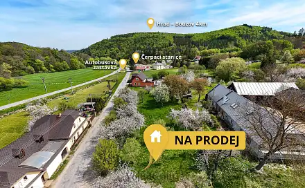 Prodej stavebního pozemku 822 m², Bouzov - Kozov, okres Olomouc