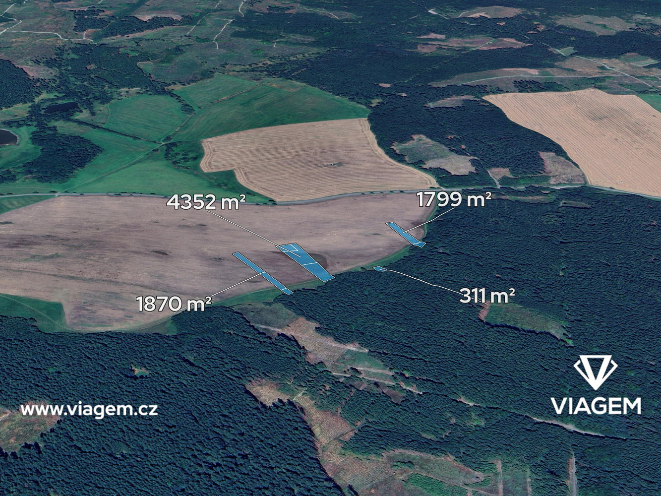 Prodej pole 8 332 m²