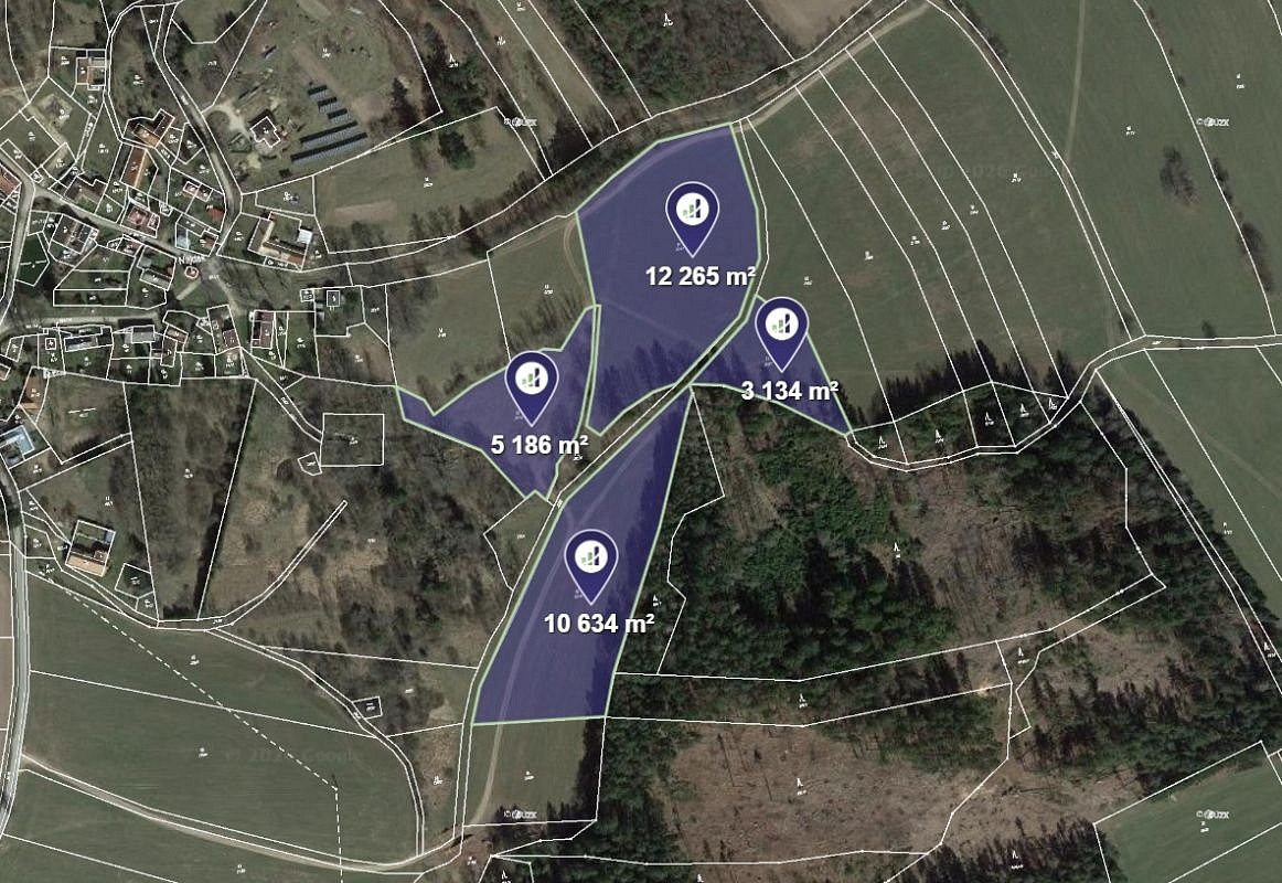 Prodej louky 31 219 m²