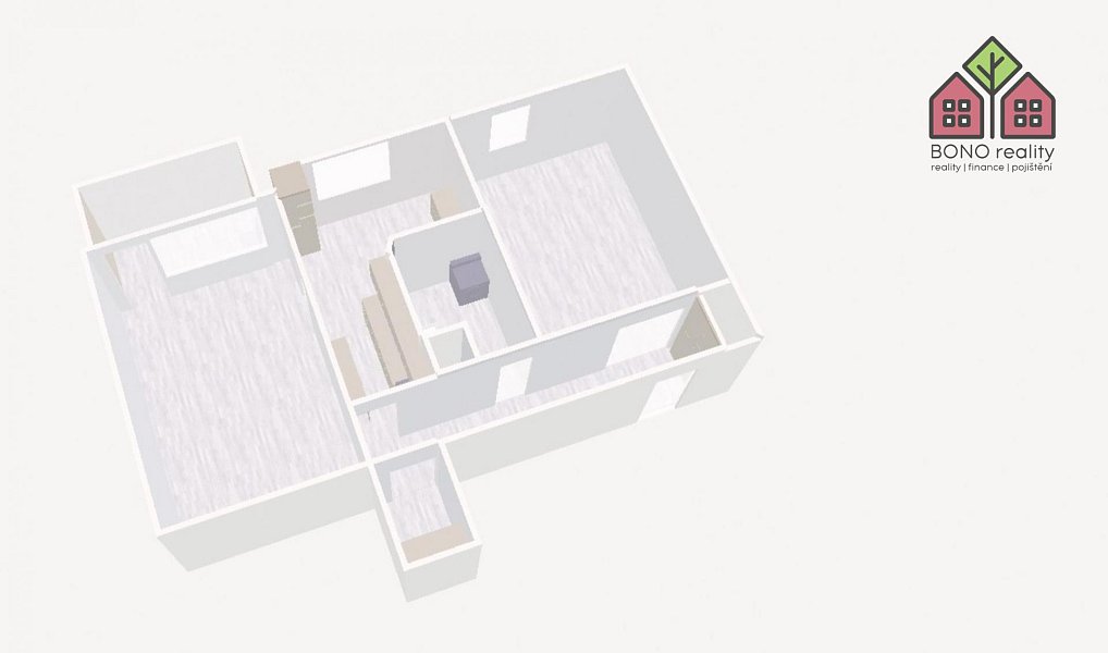 Pronájem bytu 2+1 60 m², Litoměřice – náhled fotky 4