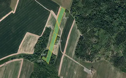 Prodej pole 17 735 m², Melč, okres Opava