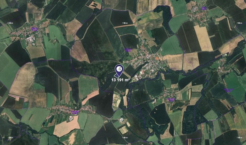 Prodej pole 1 466 m², Všechovice – náhled fotky 2