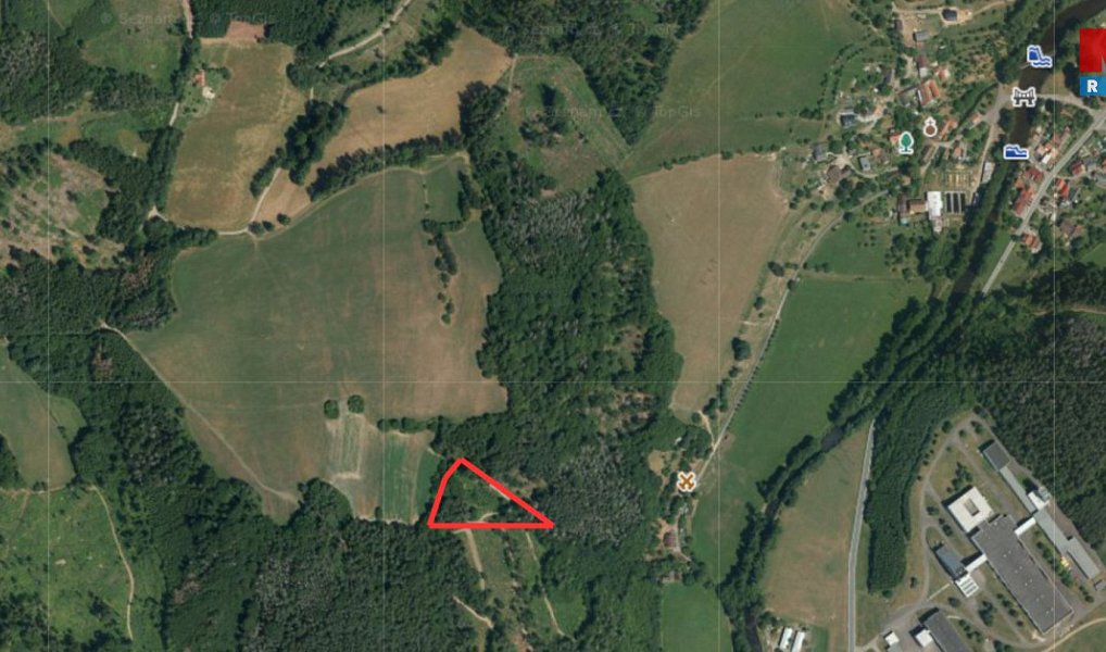 Prodej lesa 4 497 m², Koroužné – náhled fotky 4