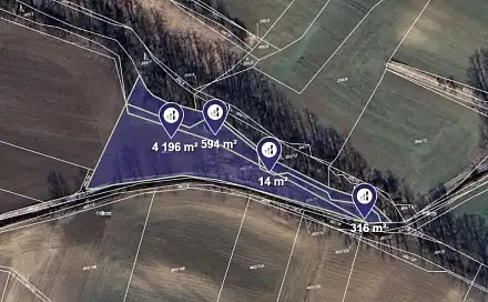 Prodej pole 5 120 m², Mělník
