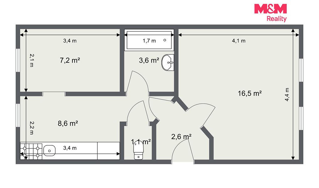 Prodej bytu 2+1 42 m², Dalovice – náhled fotky 13